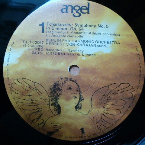 Tchaikovsky*, Herbert von Karajan, Berlin Philharmonic* : Symphony No.5 (LP, Album)