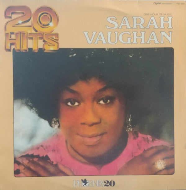 Sarah Vaughan : 20 Hits (LP, Comp)