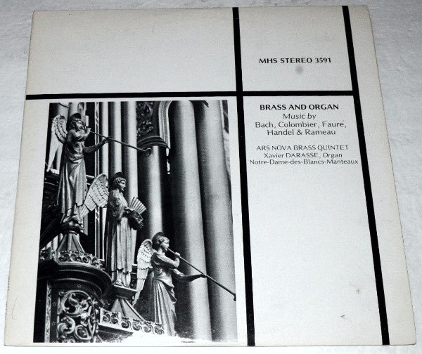 Ars Nova Brass Quintet, Xavier Darasse : Brass And Organ (LP, RE)