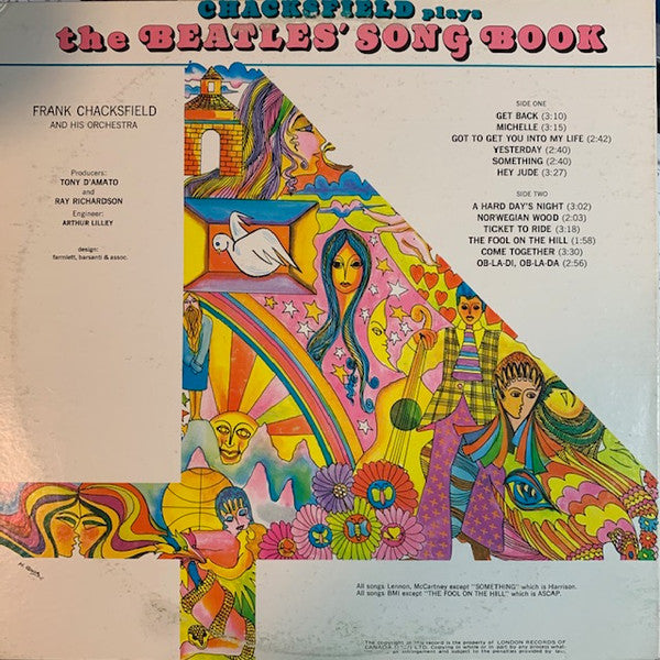 Frank Chacksfield And His Orchestra* : Chacksfield Plays The Beatles' Song Book (LP, Album)