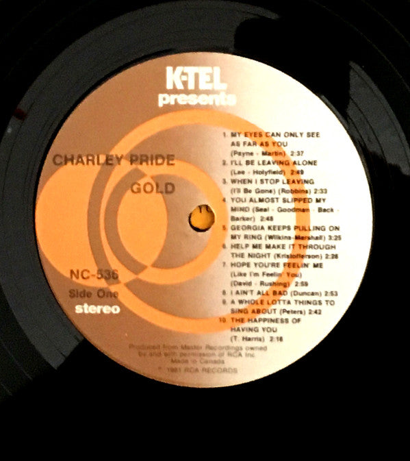 Charley Pride : Gold (LP, Comp)