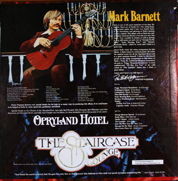 Mark Barnett (4) : Opryland USA (LP, Album)