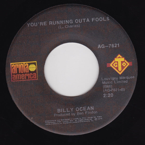 Billy Ocean : Love Really Hurts Without You (7", Single)