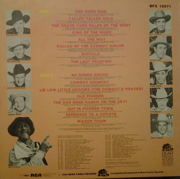 The Sons Of The Pioneers : Cowboy Country (LP, Album, Mono)