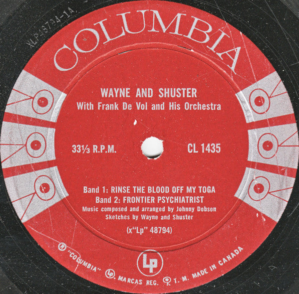 Wayne And Shuster : In Person Comedy Performance (LP, Mono)