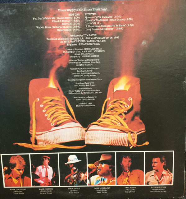 Uncle Wiggly's Hot Shoes Blues Band : Uncle Wiggly's Hot Shoes Blues Band (LP, Album)