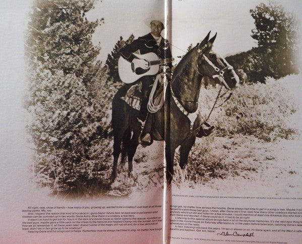 Gene Autry : Sings South Of The Border / All American Cowboy (2xLP, Gat)