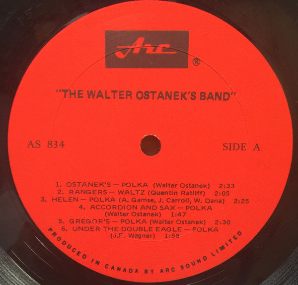 Walter Ostanek & His Band : The Walter Ostanek Band (LP, Album)