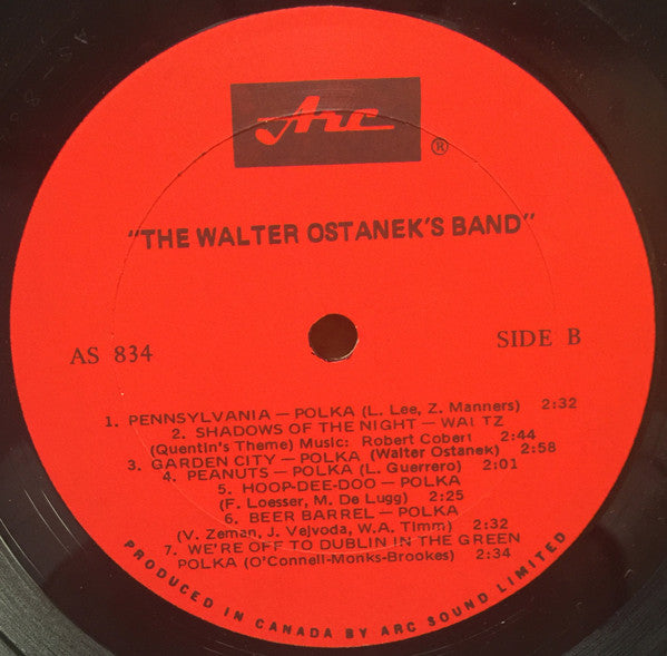 Walter Ostanek & His Band : The Walter Ostanek Band (LP, Album)