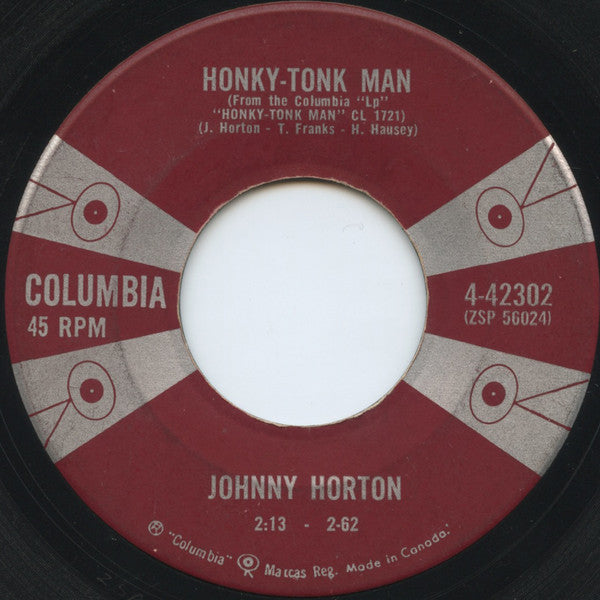 Johnny Horton : Honky-Tonk Man (7", Single)