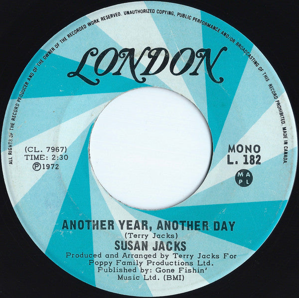 Susan Jacks : You Don't Know What Love Is (7", Single, Mono)