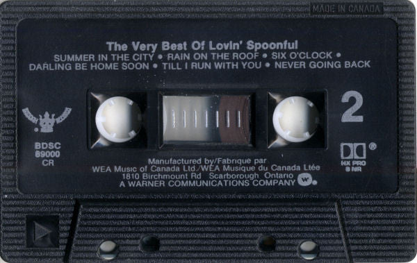 The Lovin' Spoonful : The Very Best Of The Lovin' Spoonful (Cass, Comp, RE, Dol)