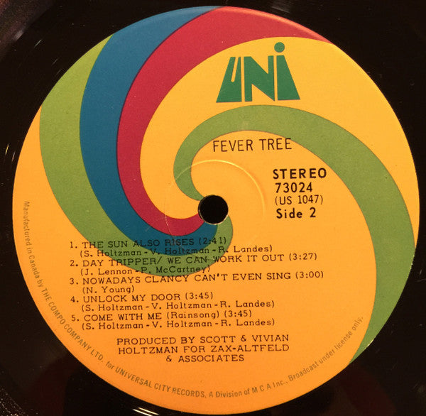 Fever Tree : Fever Tree (LP, Album)