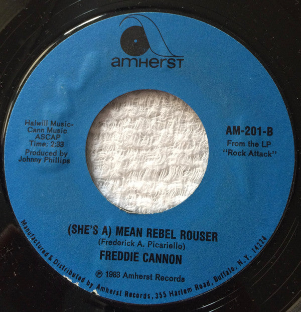 Freddie Cannon* : Dance To The Bop / (She's A) Mean Rebel Rouser (7", Single)