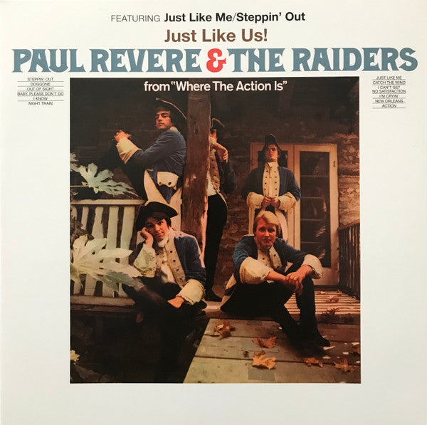 Paul Revere & The Raiders : Just Like Us (LP, Album, Ltd, RE, RM, Whi)