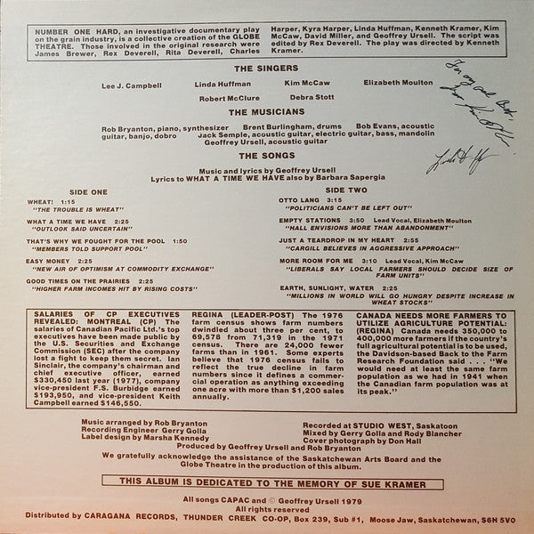 Geoffrey Ursell : Number One Hard (LP, Album)