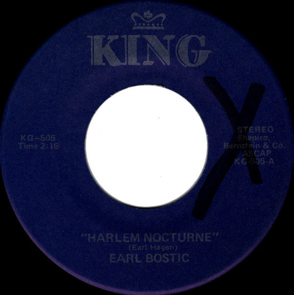 Earl Bostic : Harlem Nocturne / September Song (7", Single)