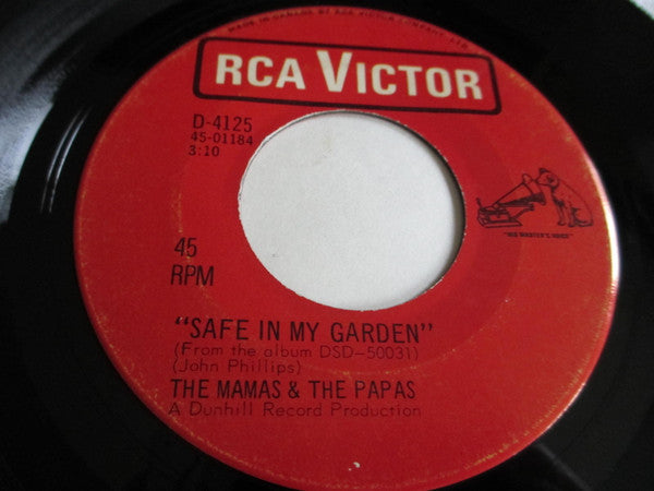 The Mamas & The Papas : Safe In My Garden (7", Single)
