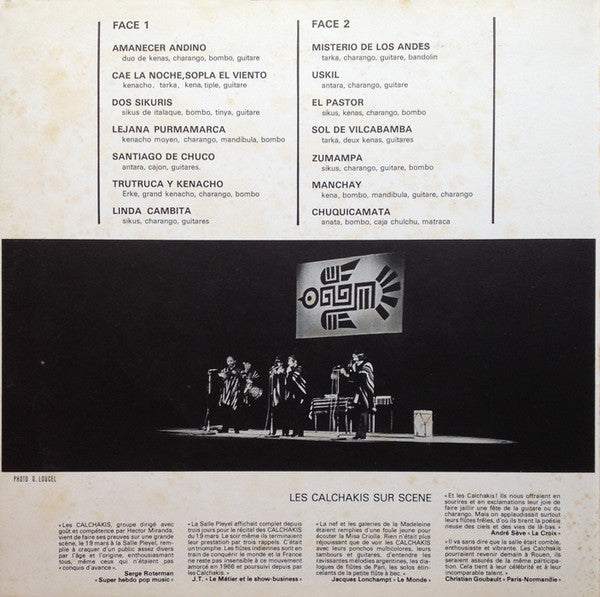 Ensemble Calchakis* : Les Flûtes Indiennes Vol. 4 - Mystère Des Andes (LP, Album, Gat)