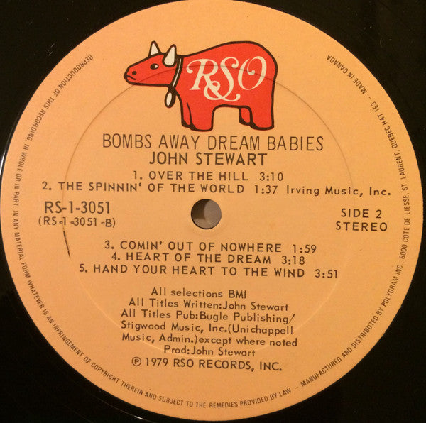 John Stewart (2) : Bombs Away Dream Babies (LP, Album)