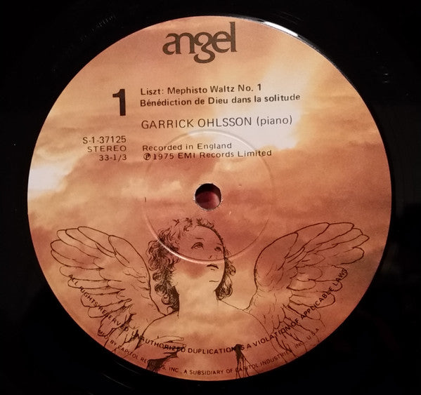 Franz Liszt, Garrick Ohlsson : Garrick Ohlsson Plays Liszt (LP)