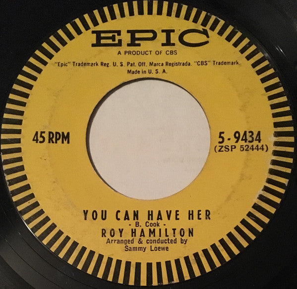 Roy Hamilton (5) : You Can Have Her / Abide With Me (7", Single)