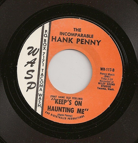 Hank Penny : A Letter From Home / (That Same Old Feeling) Keep's On Haunting Me (7", Single)