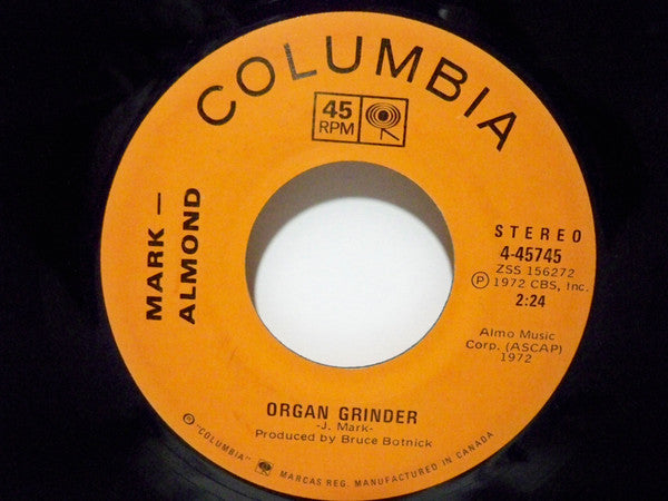 Mark-Almond : What AmI Living For / Organ Grinder (7", Single)