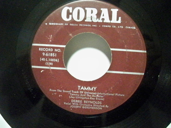 Debbie Reynolds : Tammy / French Heels (7", Single)