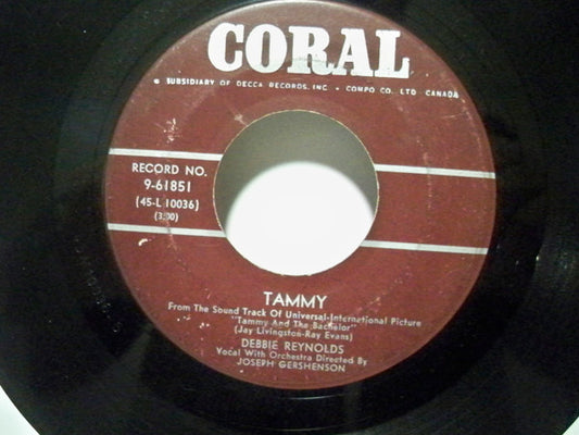Debbie Reynolds : Tammy / French Heels (7", Single)