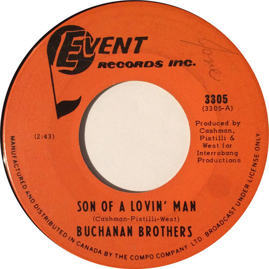 Buchanan Brothers (2) : Son Of A Lovin' Man (7", Single)