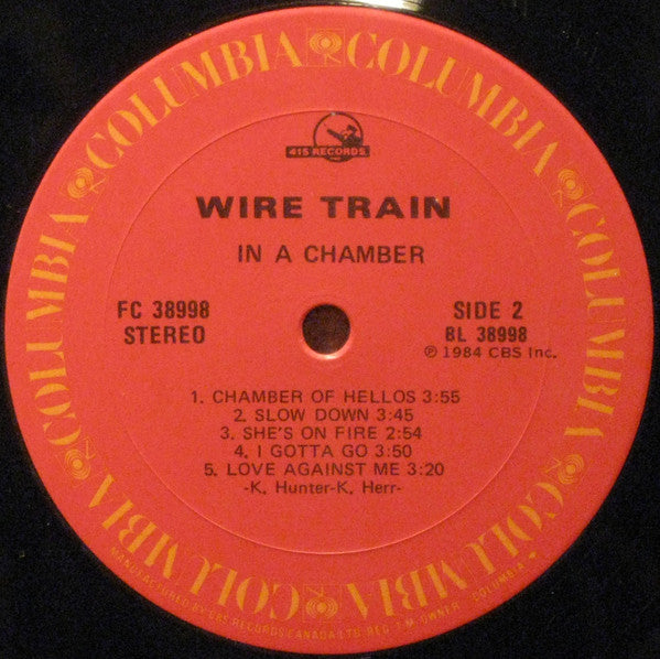 Wire Train : In A Chamber (LP, Album)