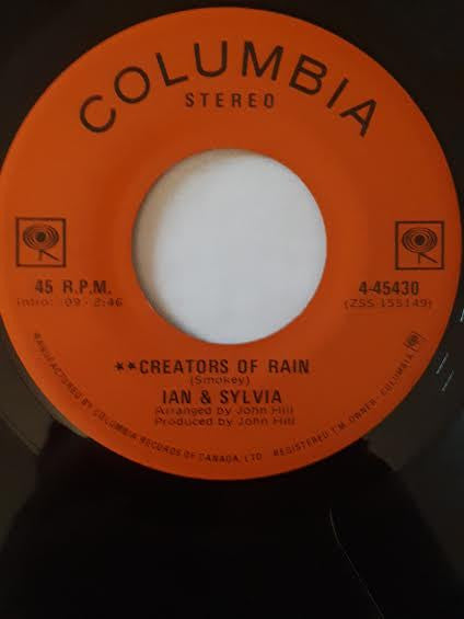 Ian & Sylvia : Creators Of Rain / Summer Wages (7", Single)