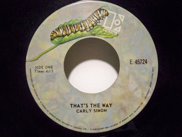 Carly Simon : That's The Way (7", Single)