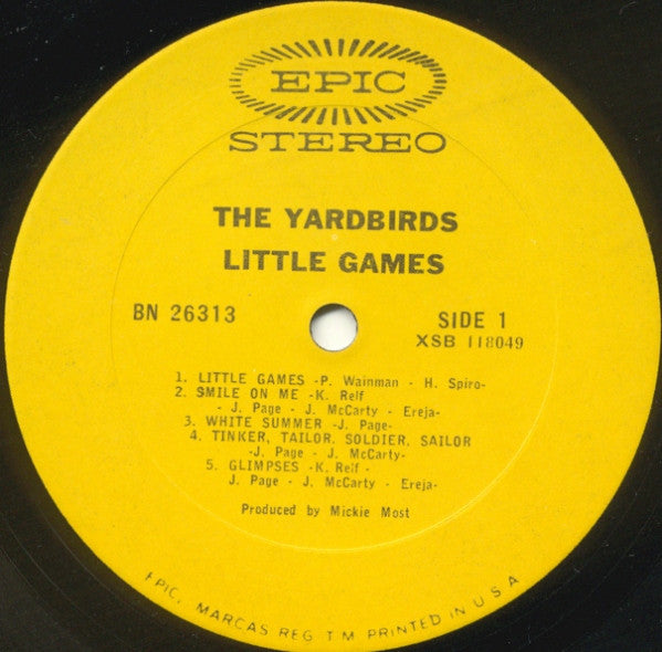 The Yardbirds : Little Games (LP, Album)