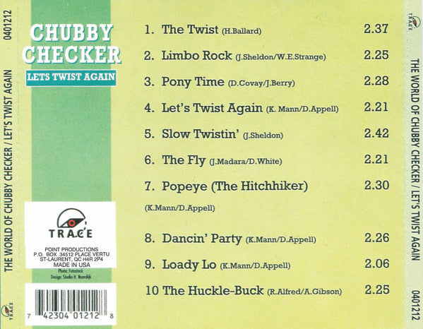 Chubby Checker : Let's Twist Again (CD, Comp)
