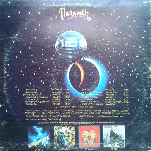 Nazareth (2) : Greatest Hits (LP, Comp)