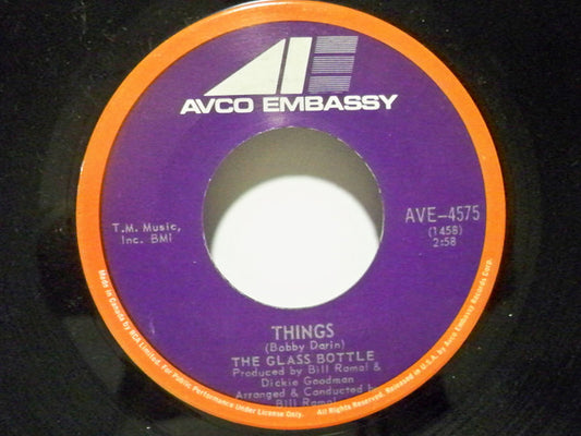 The Glass Bottle : I Ain't Got Time Anymore (7", Single)