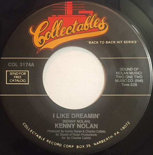 Kenny Nolan : I Like Dreamin' / Love's Grown Deep (7", RE)