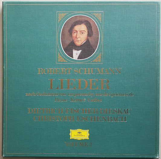 Robert Schumann - Dietrich Fischer-Dieskau, Christoph Eschenbach : Lieder Volume 2 - Nach Gedichten Von . On Poems By . Sur Des Poèmes De Heine ▪ Kerner ▪ Geibel (3xLP + Box)