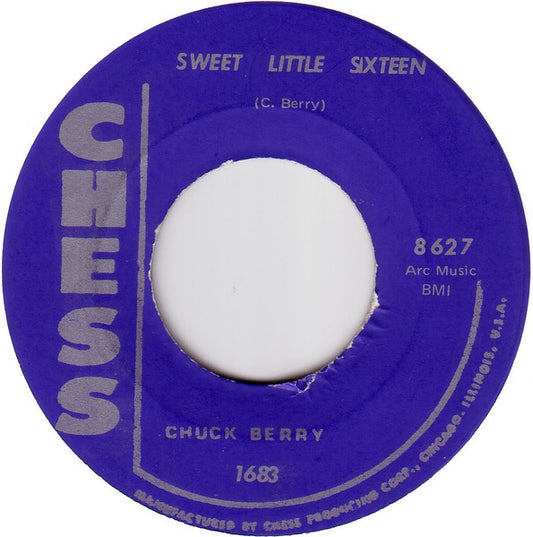 Chuck Berry : Sweet Little Sixteen / Reelin And Rocking (7", Single)