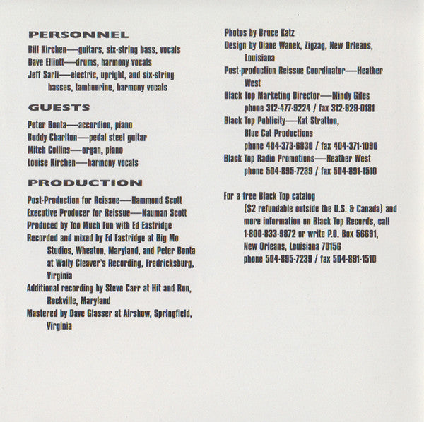 Bill Kirchen : Tombstone Every Mile (CD, Album)