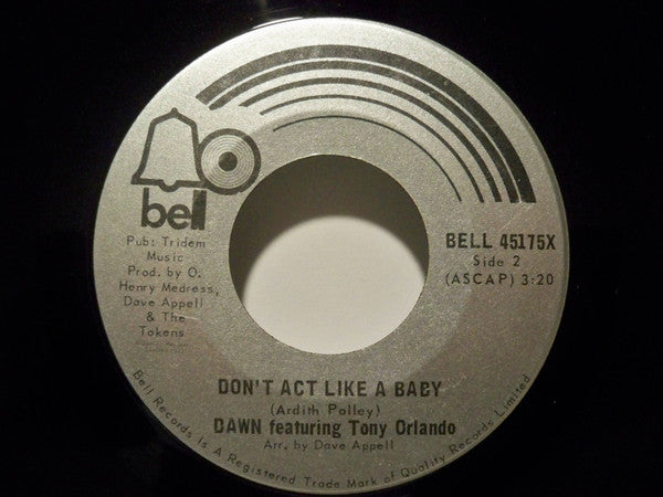 Dawn (5) Featuring Tony Orlando : Runway / Happy Together (7", Single)