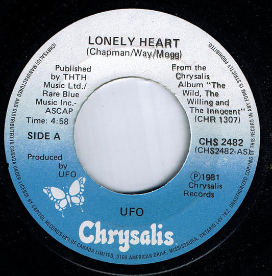 UFO (5) : Lonely Heart (7", Single)