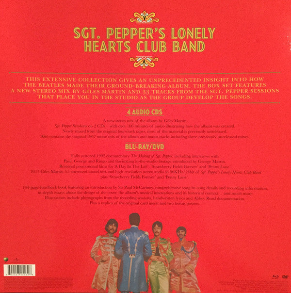 The Beatles : Sgt. Pepper's Lonely Hearts Club Band (CD, Album, RE, RM + 2xCD + CD, Album, Mono, RE, RM)