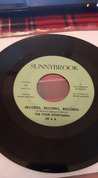 The Four Sportsmen : If Your Heart Can Take It / Records Records Records (7", Single)