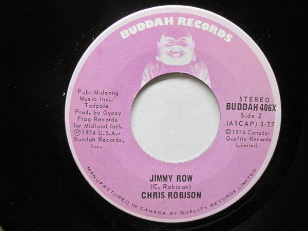 Chris Robison : I'm Gonna Stay With My Baby Tonight (7", Single)