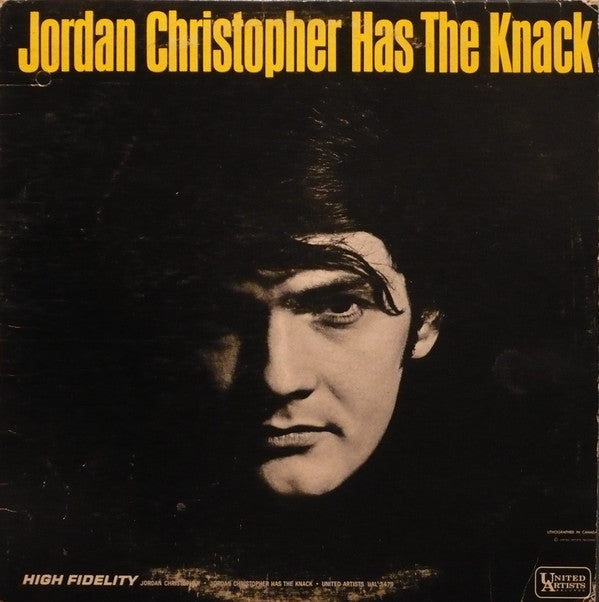 Jordan Christopher : Jordan Christopher Has The Knack (LP, Album, Mono)