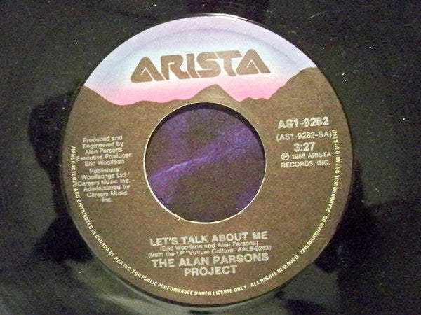 The Alan Parsons Project : Let's Talk About Me (7", Single)