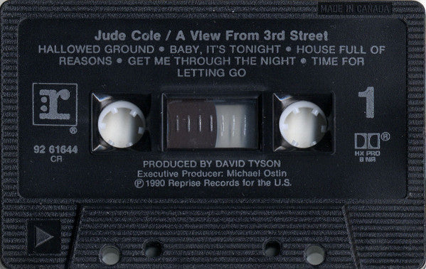 Jude Cole : A View From 3rd Street (Cass, Album, Dol)
